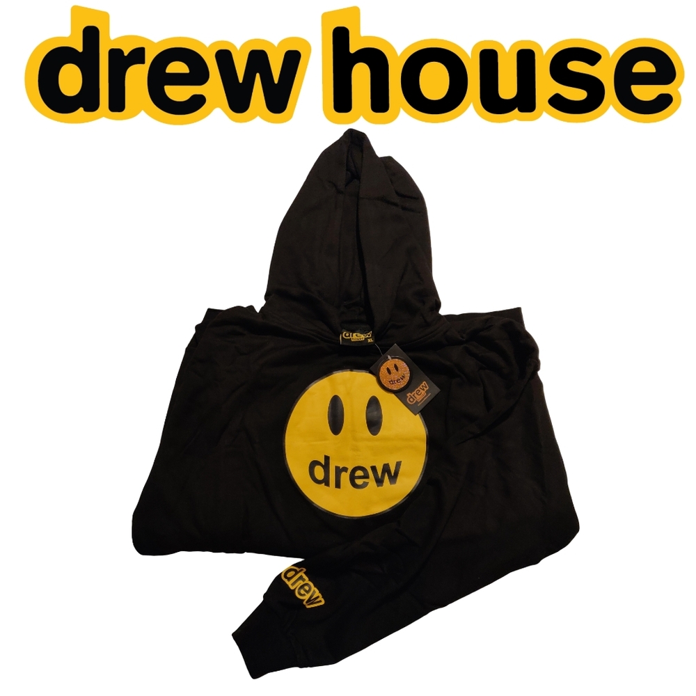 drew house mascot hoodie (black)